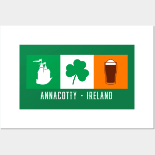 Irish Flag - Annacotty Ireland, Gaelic Posters and Art